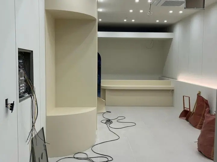 면목동 상가 카운터·수납장 현장 사진 4